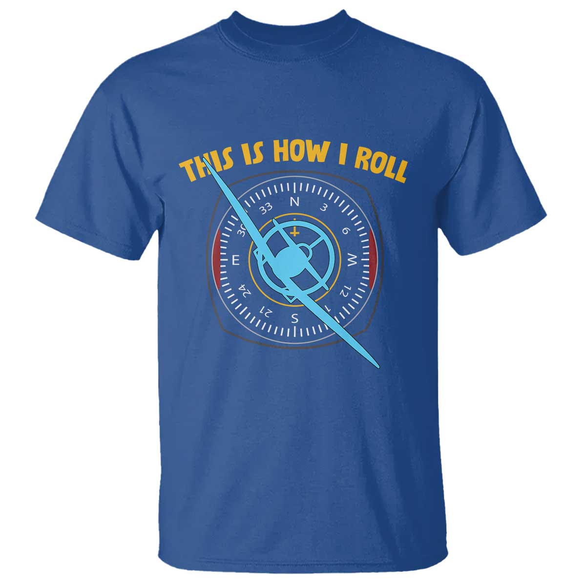 Funny Pilot Aviation Airplane T Shirt This Is How We Roll - Wonder Print Shop