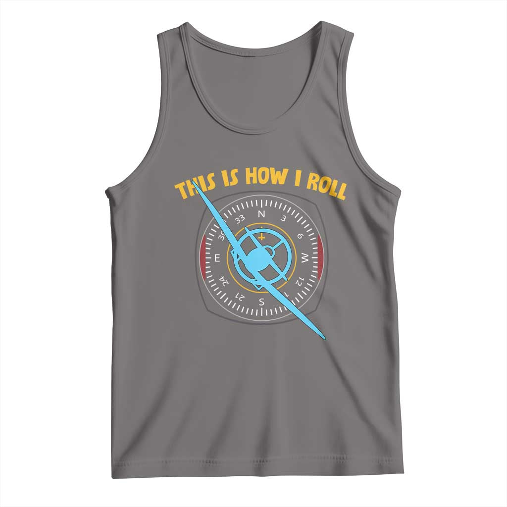 Funny Pilot Aviation Airplane Tank Top This Is How We Roll - Wonder Print Shop