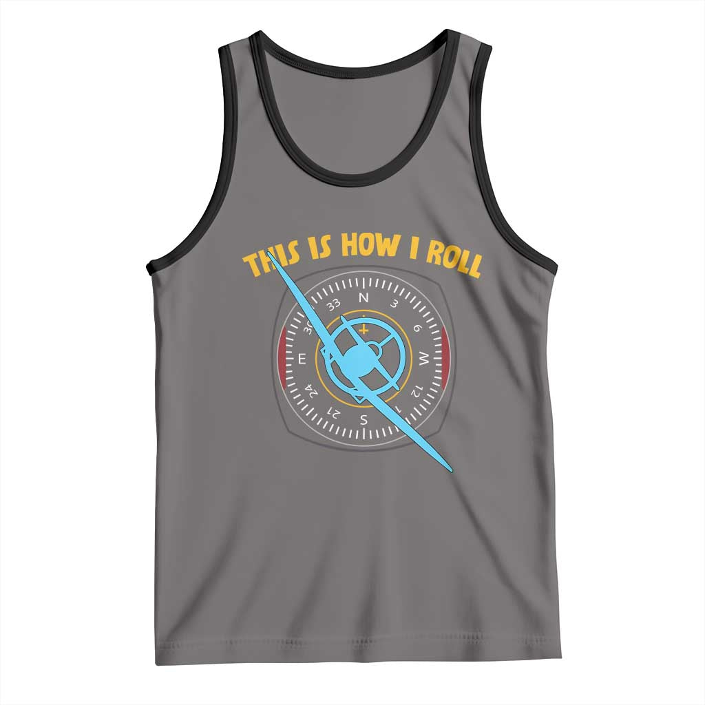 Funny Pilot Aviation Airplane Tank Top This Is How We Roll - Wonder Print Shop