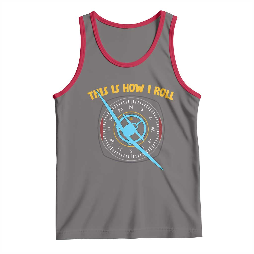 Funny Pilot Aviation Airplane Tank Top This Is How We Roll - Wonder Print Shop