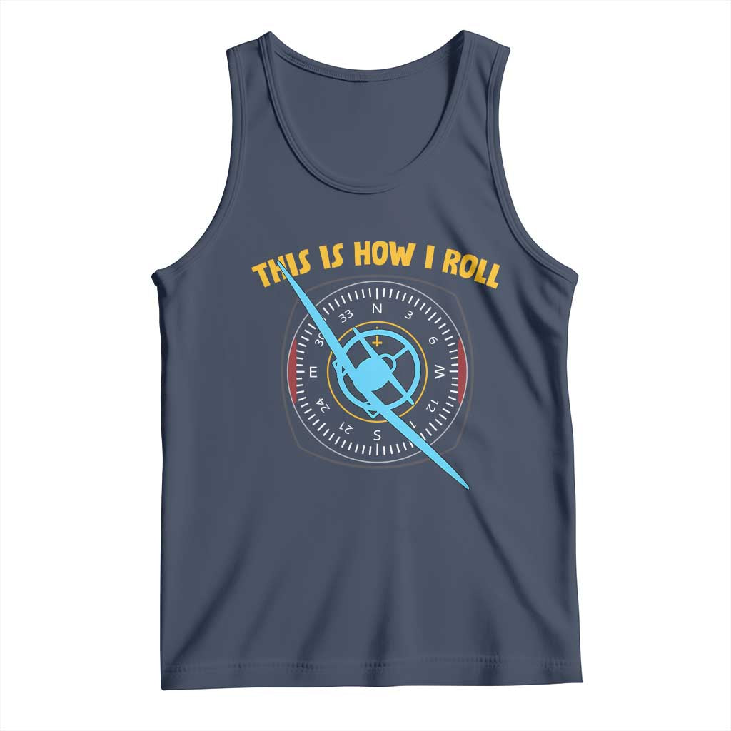 Funny Pilot Aviation Airplane Tank Top This Is How We Roll - Wonder Print Shop
