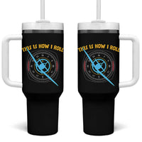 Funny Pilot Aviation Airplane Tumbler With Handle This Is How We Roll - Wonder Print Shop