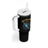 Funny Pilot Aviation Airplane Tumbler With Handle This Is How We Roll - Wonder Print Shop