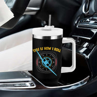 Funny Pilot Aviation Airplane Tumbler With Handle This Is How We Roll - Wonder Print Shop