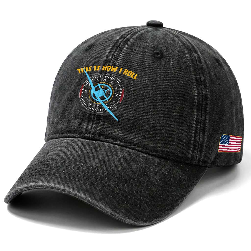 Funny Pilot Aviation Airplane Washed Cotton Baseball Cap This Is How We Roll