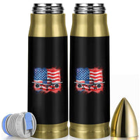 Pilot Airplane Patriotic American Flag Plane Aviation Bullet Tumbler - Wonder Print Shop