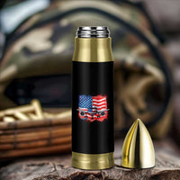 Pilot Airplane Patriotic American Flag Plane Aviation Bullet Tumbler - Wonder Print Shop