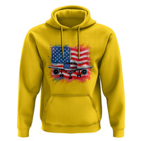 Pilot Airplane Patriotic American Flag Plane Aviation Hoodie - Wonder Print Shop