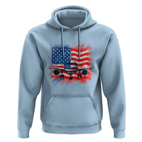 Pilot Airplane Patriotic American Flag Plane Aviation Hoodie - Wonder Print Shop