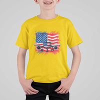 Pilot Airplane Patriotic American Flag Plane Aviation T Shirt For Kid - Wonder Print Shop