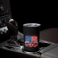Pilot Airplane Patriotic American Flag Plane Aviation Tumbler Cup - Wonder Print Shop