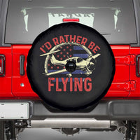 Funny Airplane Pilot Spare Tire Cover I'd Rather Be Flying - Wonder Print Shop
