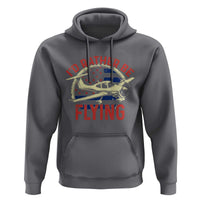 Funny Airplane Pilot Hoodie I'd Rather Be Flying - Wonder Print Shop