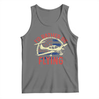 Funny Airplane Pilot Tank Top I'd Rather Be Flying - Wonder Print Shop