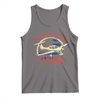 Funny Airplane Pilot Tank Top I'd Rather Be Flying - Wonder Print Shop