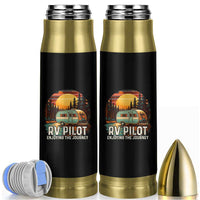RV Pilot Enjoying The Journey Bullet Tumbler Funny Camping Lover - Wonder Print Shop