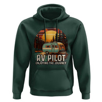 RV Pilot Enjoying The Journey Hoodie Funny Camping Lover - Wonder Print Shop