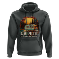 RV Pilot Enjoying The Journey Hoodie Funny Camping Lover - Wonder Print Shop