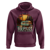 RV Pilot Enjoying The Journey Hoodie Funny Camping Lover - Wonder Print Shop