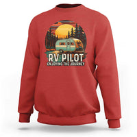 RV Pilot Enjoying The Journey Sweatshirt Funny Camping Lover - Wonder Print Shop
