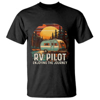 RV Pilot Enjoying The Journey T Shirt Funny Camping Lover - Wonder Print Shop