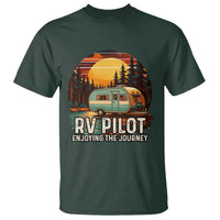 RV Pilot Enjoying The Journey T Shirt Funny Camping Lover - Wonder Print Shop