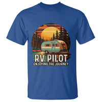 RV Pilot Enjoying The Journey T Shirt Funny Camping Lover - Wonder Print Shop