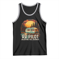 RV Pilot Enjoying The Journey Tank Top Funny Camping Lover - Wonder Print Shop