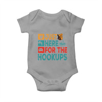 RV Camping Caravan Motorhome Baby Onesie Just Here For The Hookups - Wonder Print Shop