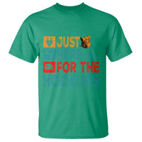RV Camping Caravan Motorhome T Shirt Just Here For The Hookups - Wonder Print Shop