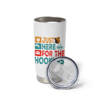 RV Camping Caravan Motorhome Tumbler Cup Just Here For The Hookups - Wonder Print Shop