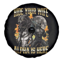 Hide Your Wife The Alpha is Here Spare Tire Cover Cringe Werewolf Alpha Meme Humor