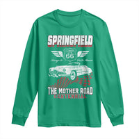 Springfield Missouri US Highway 66 Centennial Keepsake Long Sleeve Shirt Vintage 1950 Classic American Car Convertible