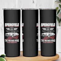 Springfield Missouri US Highway 66 Centennial Keepsake Skinny Tumbler Vintage 1950 Classic American Car Convertible