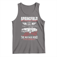 Springfield Missouri US Highway 66 Centennial Keepsake Tank Top Vintage 1950 Classic American Car Convertible
