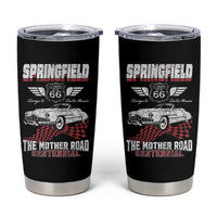 Springfield Missouri US Highway 66 Centennial Keepsake Tumbler Cup Vintage 1950 Classic American Car Convertible
