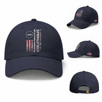 Springfield Massachusetts American Flag Established 1636 Baseball Cap