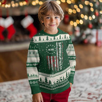 Springfield Massachusetts American Flag Established 1636 Ugly Christmas Sweater