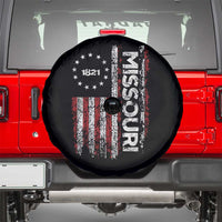 Missouri Missourian MO American Flag Established 1821 Spare Tire Cover