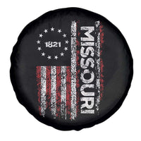Missouri Missourian MO American Flag Established 1821 Spare Tire Cover