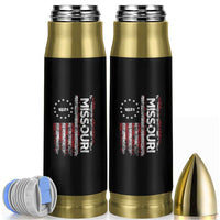 Missouri Missourian MO American Flag Established 1821 Bullet Tumbler
