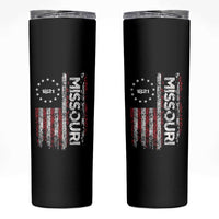 Missouri Missourian MO American Flag Established 1821 Skinny Tumbler