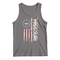Missouri Missourian MO American Flag Established 1821 Tank Top