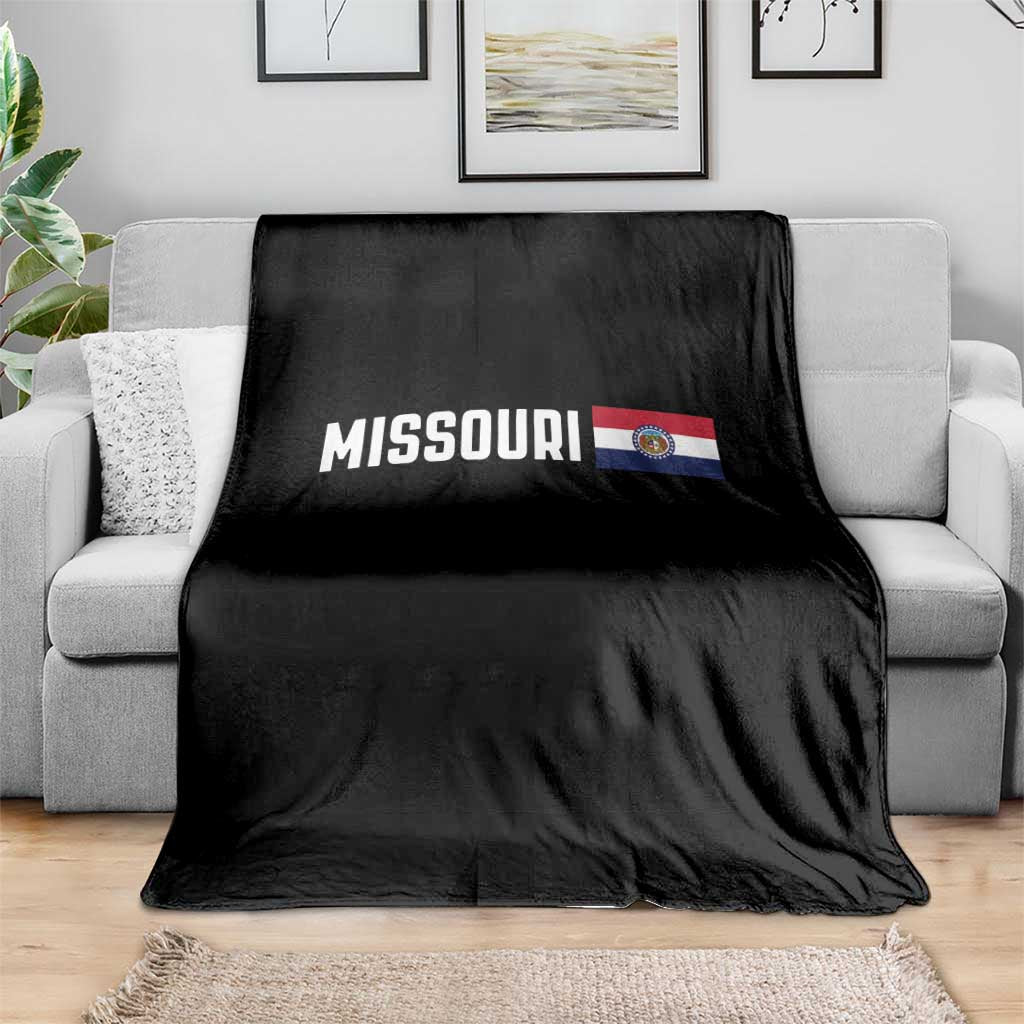 Missouri Missourian MO State Flag Throw Blanket