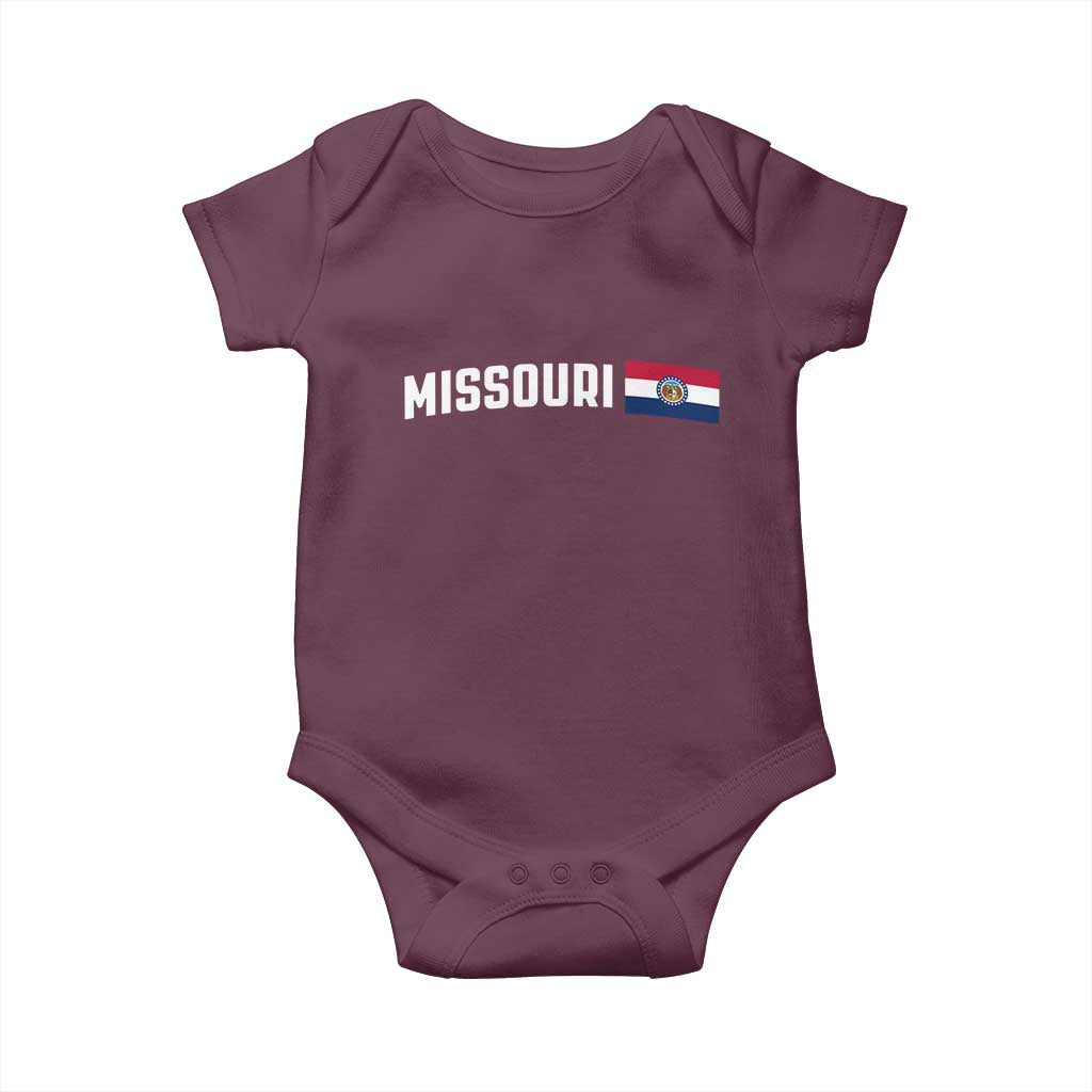 Missouri Missourian MO State Flag Baby Onesie