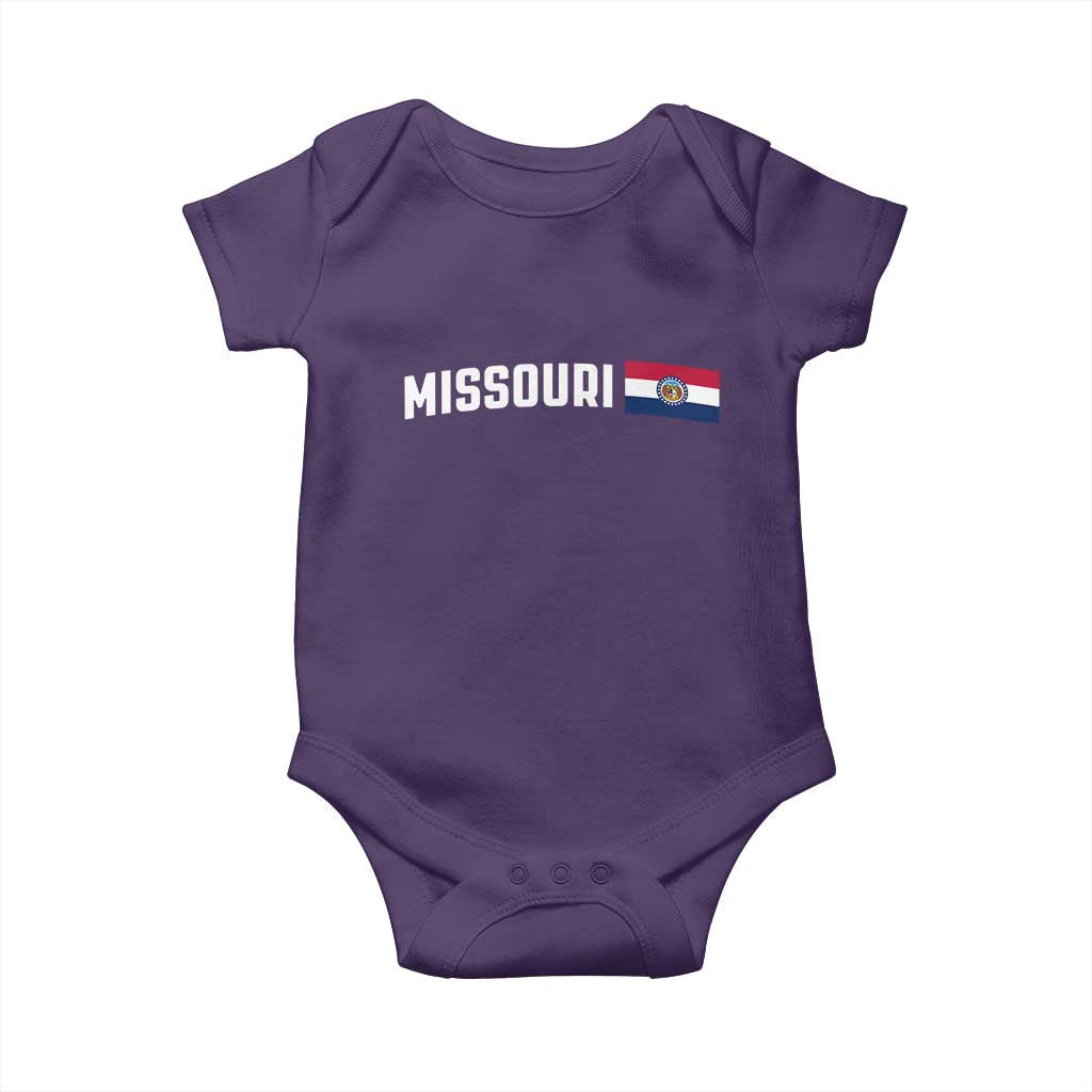 Missouri Missourian MO State Flag Baby Onesie