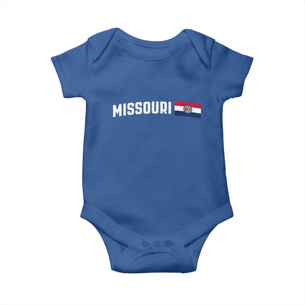 Missouri Missourian MO State Flag Baby Onesie