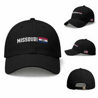 Missouri Missourian MO State Flag Baseball Cap