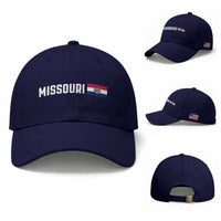 Missouri Missourian MO State Flag Baseball Cap