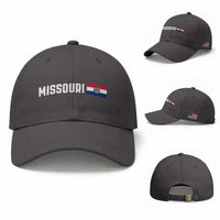 Missouri Missourian MO State Flag Baseball Cap